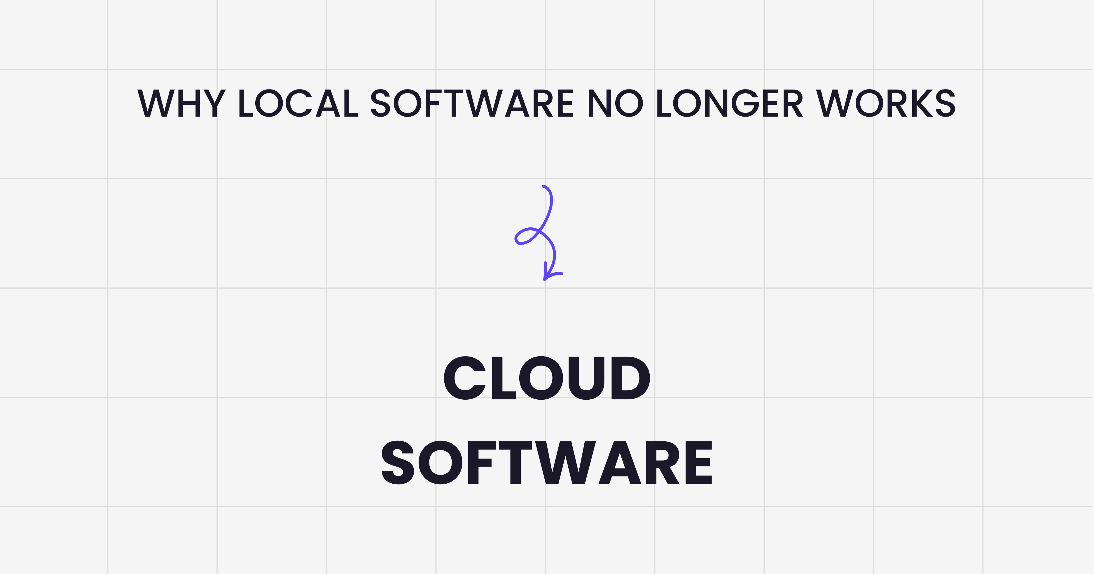 Cloud invoice management hero image showing the transition from local desktop software to cloud-based solutions with 94% enterprise adoption rate in 2026