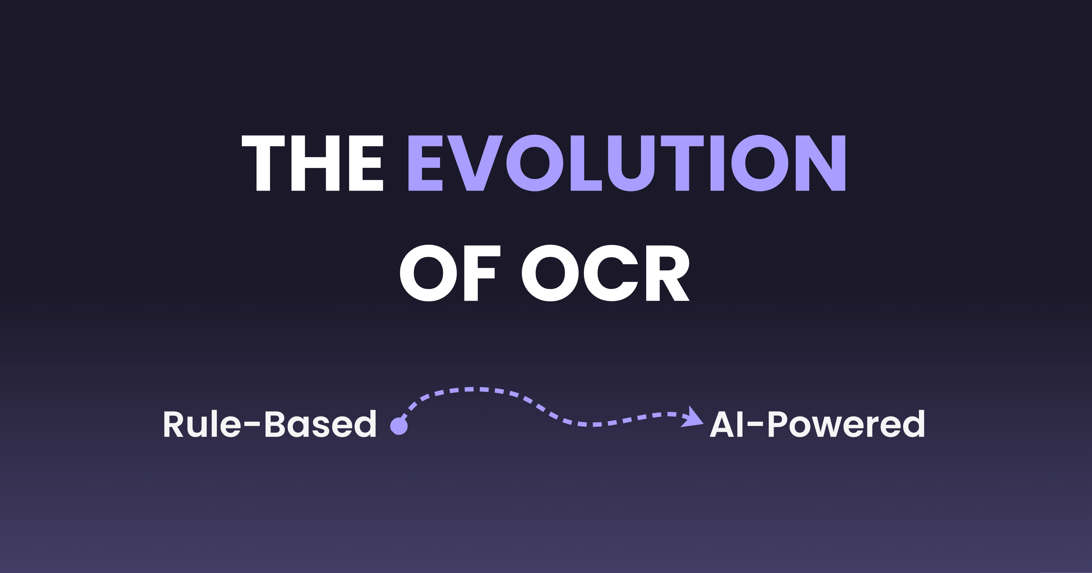 The Evolution of OCR: From Rule-Based to AI-Powered - Gennai blog article header